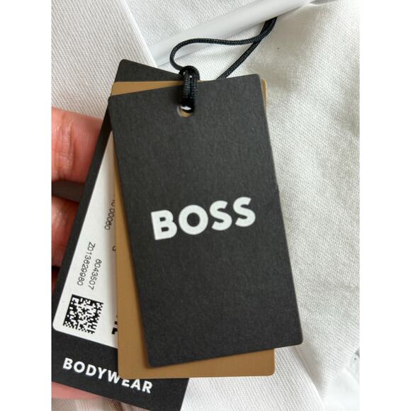 HUGO BOSS Men's Bathrobe - White, Size L - New with Tags - Picture 9 of 12